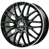 CMS C25-DRB diamond rim black gloss 8.0Jx18 5x114.3 ET47