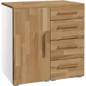 Hasena Accessoires Qunito Kommode Massivholz 90x50x85 cm - teilmontiert