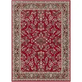 Home Collection Teppich "Halton", rechteckig, 8 mm Höhe, Kurzflor, Orient-Optik, mit Bordüre, Läufer, pflegeleicht, gekettelt