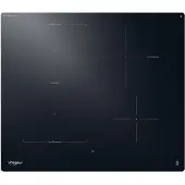 Whirlpool WTX6014DCF, Schwarz, Integriert, 59 cm, Zonen-Induktionskochfeld, Glaskeramik, 4 Zone(n)