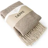 Nordisk - Nordis Blanket - Brown and Beige - 170x120 cm