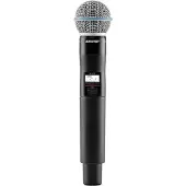 Shure QLXD2/B58-K51, Handsender, 606 - 670 MHz, 20 - 20000 Hz, 120 dB, LCD, Schwarz