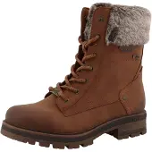 Mustang Damen Stiefelette Kunstfellsaum 15M0042001, Größe:40 EU, Farbe:Braun