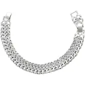 Faina Women Curb Chain Bracelet in Silver | Gr.: onesize