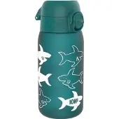 Ion8 Lecksofflasche für Wasser für Kinder Hai 350 ml