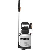 WORX Akku-Drucksprühgerät "WG829E" Luftkompressorpumpe, verstellbare Sprühdüse, inkl. Akku und Ladegerät
