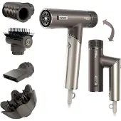 Shark HD542EU SpeedStyle Pro Flex 4-in-1 Haartrockner, mokka-silber