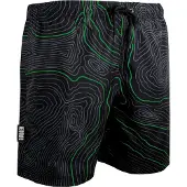 Guggen Mountain Herren Badehose Streifen lässige Boardshorts Linien Muster
