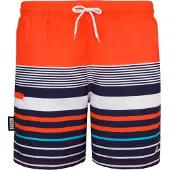 Guggen Mountain Herren Badehose mit Muster Streifen