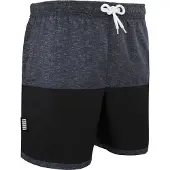Guggen Mountain Herren Badehose mit Muster Grau Schwarz
