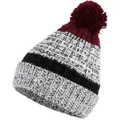 Guggen Mountain Unisex Mütze Wintermütze mit Bommel und leichtem Fleecefutter