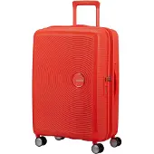 American Tourister Soundbox Spinner 67/24 TSA Expandable neon orange