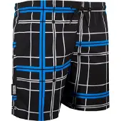 Guggen Mountain Herren Badehose Kariert Blau