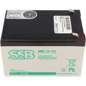 SSB SB12-12L 12V 12Ah 6,3mm Faston Bleiakku AGM Blei Gel Akku