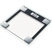 Beurer GS 14 Elektronische Personenwaage, max. 150 kg Tragkraft, LCD-Infodisplay