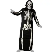 Atosa Glow In The Dark Skeleton Herrenkostüm