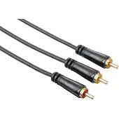 Hama 00122290, 2 x RCA, Männlich, RCA, Männlich, 7,5 m, Schwarz