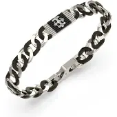 GUESS Rebel Moon Silver Bracelet JUMB05063JWSTBKS