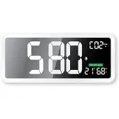 Technoline WL1040, Weiß, Luftqualität, Kohlendioxid (CO2), Innen-Hygrometer, Innen-Thermometer, Hygrometer, Thermometer, Hygrometer, Thermometer, 20 - 95%, 1%