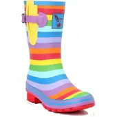Evercreatures Gummistiefelette Rainbow Niedrig-Schuhgröße 36
