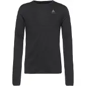 Odlo Unterhemd Herren BL Top Crew Neck L/S Merino 160 Black-S