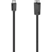 Hama 00200655, 0,75 m, USB C, Micro-USB A, USB 3.2 Gen 1 (3.1 Gen 1), 5 Gbit/s, Schwarz