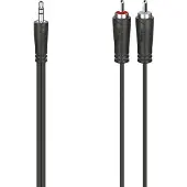 Hama Audio-Kabel, 3,5-mm-Klinken-Stecker - 2 Cinch-Stecker, Stereo, 1,5 m