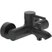 Ideal standard Badearmatur Ceraline Aufputz, Ausladung 119-126mm BC199XG Schwarz (Silk Black)