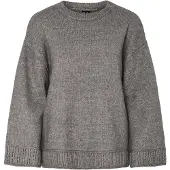 Pieces Pcorly Oversized Pullover | Grau | M