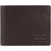 Camel active Dust Horizontal Wallet RFID Leder Geldbörse Portemonnaie, Farbe:Brown