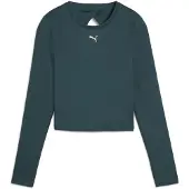 Puma Damen Hemd W GREEN TERRAINS LONG SLEEVE