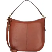 Fossil Leder Schultertasche Umhängetasche Jolie Hobo Brown braun