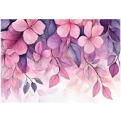 WALLARENA FOTOTAPETE Blumen Rosa Wohnzimmer Vlies Tapete 200x140