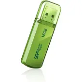 Silicon Power Helios 101, 16 GB, USB Typ-A, 2.0, Kappe, 10 g, Grün