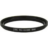 JJC RN-DC58E, 5,8 cm, Schwarz, ABS Synthetik, CANON PowerShot G1 X Mark II, 3,5 g, 59 mm