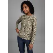 Kidsworld Langarmshirt "Shirt in Leo-Optik" Modischer Animal-Print