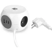 ACT AC2425 Steckdosenleiste mit 3 Steckdosen