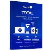 F-SECURE Total Security 2026, inkl. VPN, 10 Geräte - 1 Jahr, Download