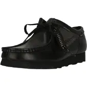 Clarks Originals Schnürschuhe Wallabee mit Vibram-Sohle 1216 Black Leather 39,5
