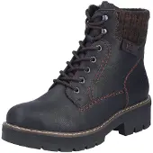 Rieker Schnürstiefel - Schwarz Kunstleder : 41 : Normal Größe: 41 Weite: Normal