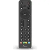 Hama 00221056, TV, IR Wireless, Drucktasten, Schwarz