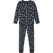 Name it Schlafanzug - Noos - NkmNightset - Dark Sapphire - - 5-6 Jahre (110-116) - Schlafanzug 2-teilig