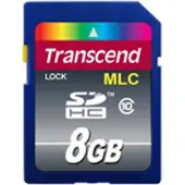 Transcend Flash-Speicherkarte - 8 GB - Class 10
