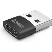 Hama 00201532, USB C, USB A, Schwarz
