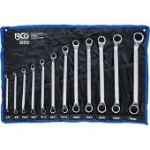 Bgs Doppel-Ringschlüssel-Satz tief gekröpft SW 6 - 32 mm 12-tlg.