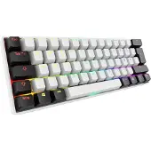 Sharkoon SGK50 S4, 60%, Kabelgebunden, USB, QWERTZ, RGB-LED, Weiß