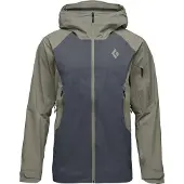 Black Diamond M Recon Lt Stretch Shell, Men's Outerwear Top, 9654 Pine Smoke-Carbon, L, , AP7450199654LRG1