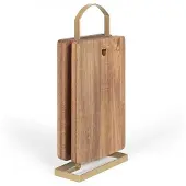 Livoo Set aus 4 Schneidebrettern mit Ständer