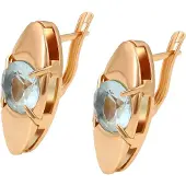 Faina Women Huggie Earrings in Rose Gold | Gr.: onesize