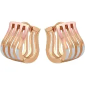 Faina Women Huggie Earrings in Rose Gold | Gr.: onesize